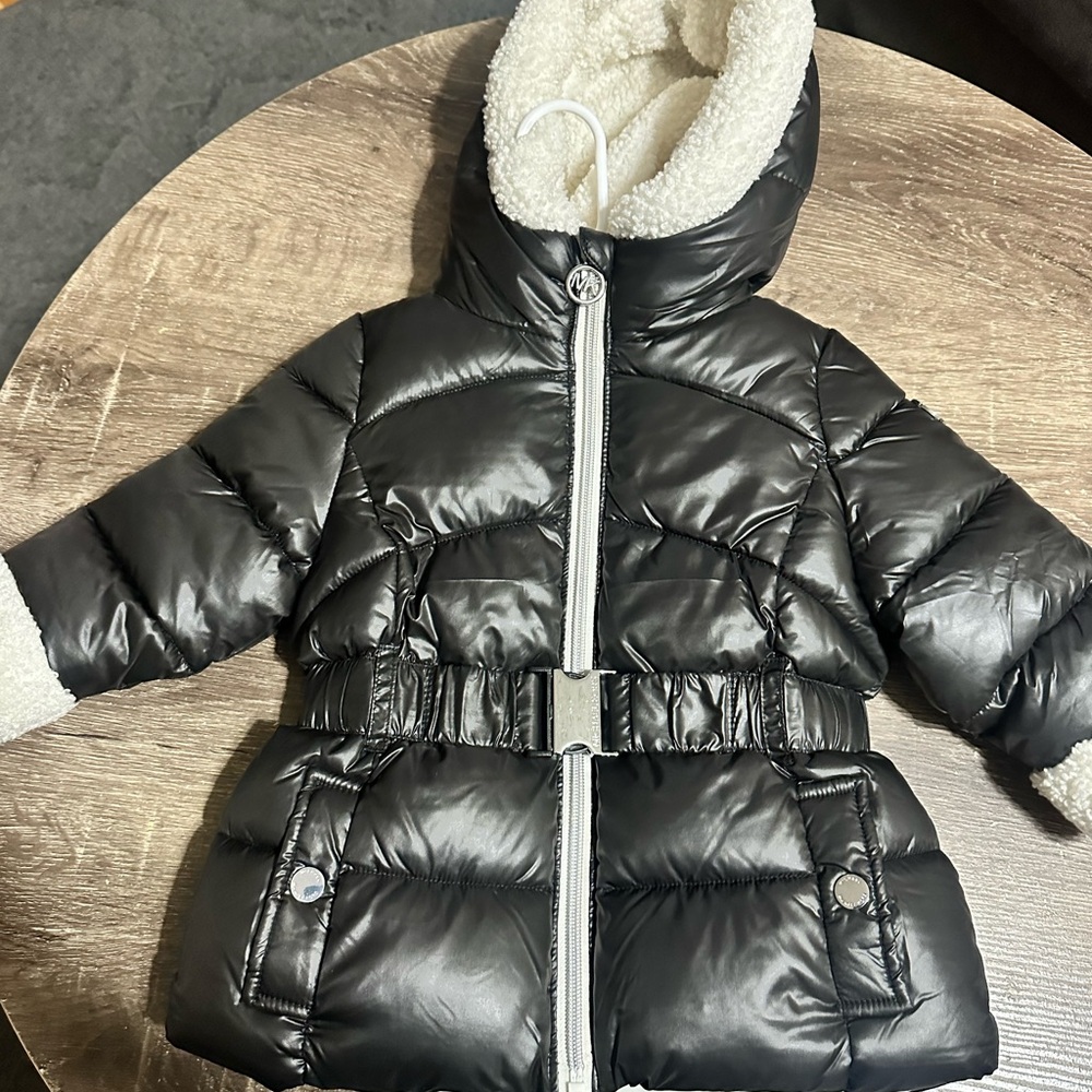 Michael Kors Black and Cream Lined Jacket